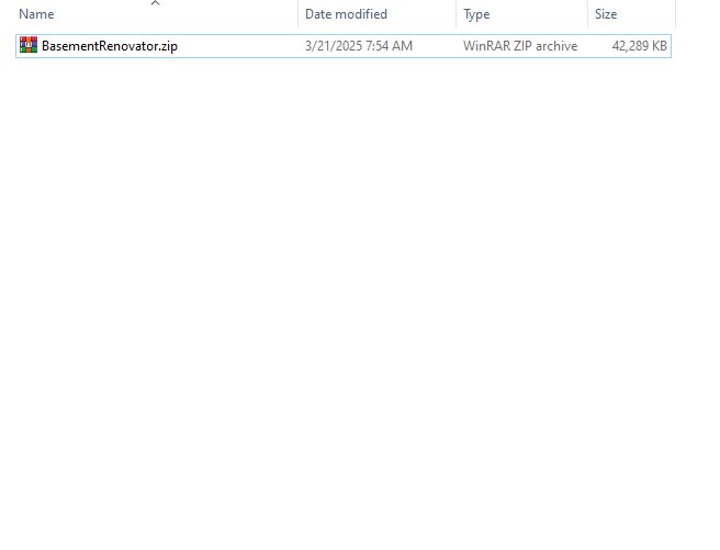 Extracting the zip archive into a new folder