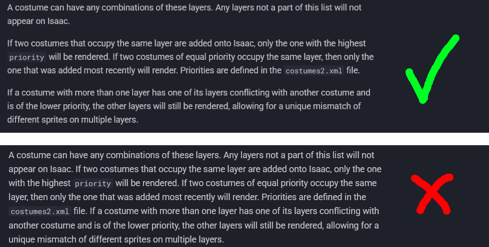 Paragraphs split up vs paragraphs not split up