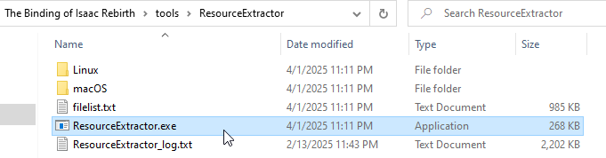 The resource extractor