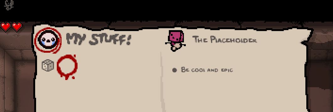 Item description viewed from the My Stuff page