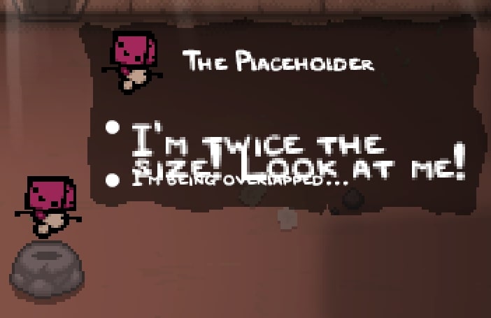 Text overlap example