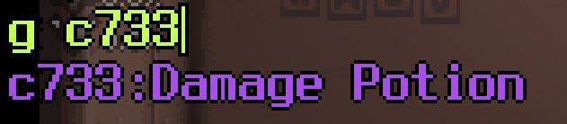 Debug console spawn item