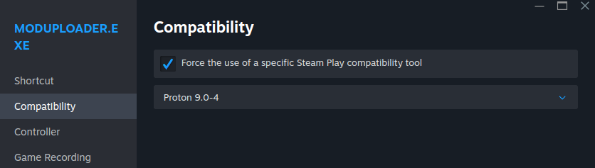 Compatibility list